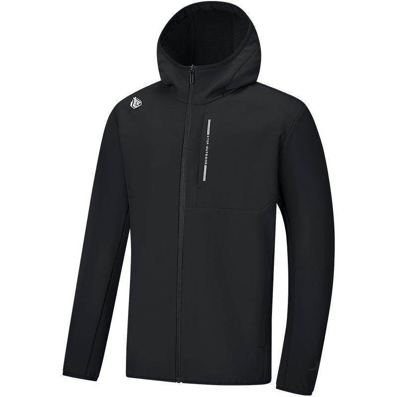 特步羽翼软壳衣2.0加绒登山外套