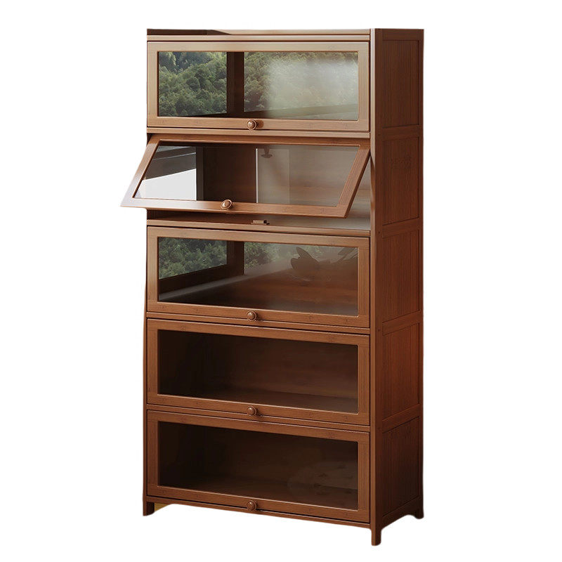 书架置物架落地一体式书柜储物柜