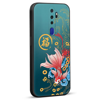 彧玺适用于oppoa11手机壳pchm30网红保护套pchm10个性复古外壳0ppoa11软硅胶a11x防摔耐脏popp民族风a十-时尚