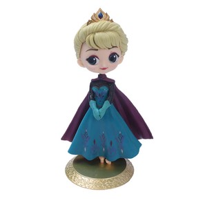 城堡小公主蛋糕装饰摆件艾莎贝尔美人鱼白雪公主娃娃女孩生日装扮