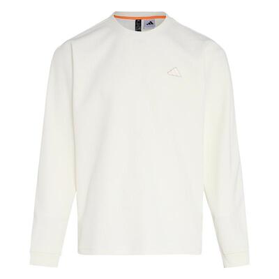 阿迪达斯男华夫格宽松舒适套头衫