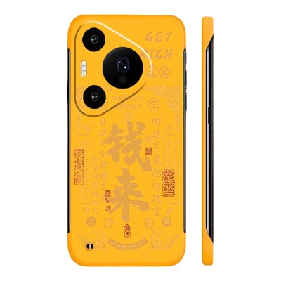 适用于华为PURA80手机壳70新年钱来国潮文字60超薄50PRO无边框40半包不顶膜MATE70PRO新款MATE50RS防摔60硬壳