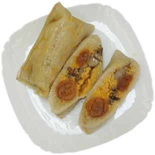 广东江门特产双咸蛋黄五花鲜肉绿豆粽子真空包装包邮大份量家庭装