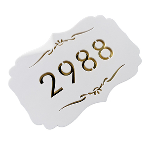 2026新款数字门牌号码牌家用个性房间号门牌定制宾馆酒店房间数字门牌订制小区住宅别墅入户门装饰门牌号贴牌