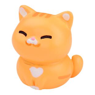 萌可爱小猫咪摆件套餐迷你卡通仿真英美短布偶蓝橘猫微缩动物模型