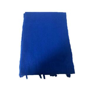 氛围感马海毛大围巾女冬季2025新款韩版百搭防寒保暖围脖蓝色加厚