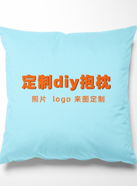 抱枕定制diy可印照片靠垫结婚