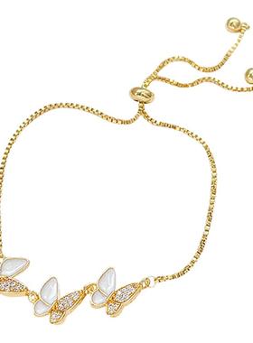 韩系简约甜美蝴蝶手链