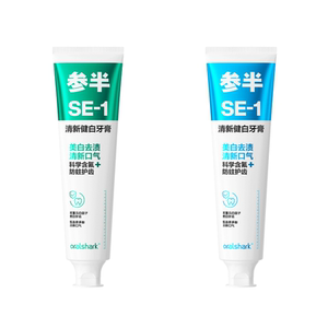 参半清新健白牙膏清新口气清洁口腔洁白180g-tyk