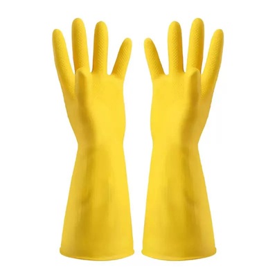 牛筋乳胶皮橡胶手套加厚女家用防水厨房清洁劳保耐用洗衣洗碗手套