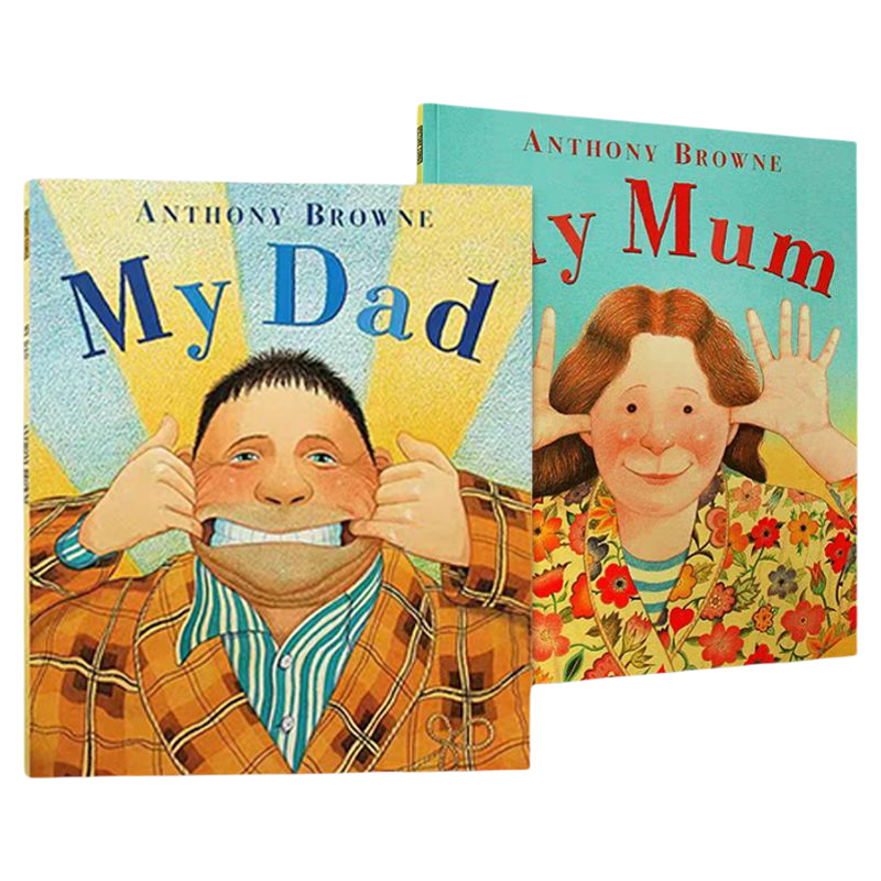 【现货限时低价】英文原版 My Dad My Mum我的妈妈/爸爸 亲情启蒙家庭关系情商管理儿童英语启蒙绘本亲子教养儿童
