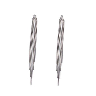 链子流苏耳环长款气质925银耳钉耳坠2024新款爆款高级感耳环网红