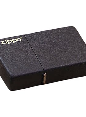 zippo打火机简约黑裂漆236标志