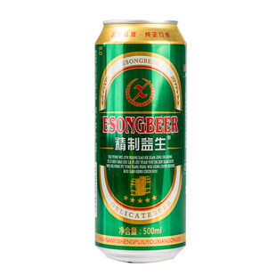 益生啤酒500ml_6精酿听整箱罐装国产精酿易拉罐清淡啤酒特价清仓