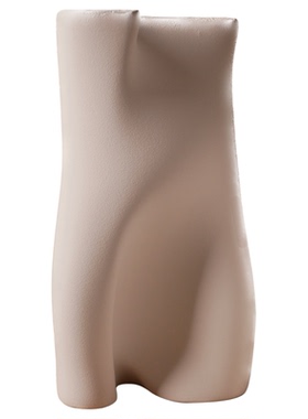 私藏「Nude月光」独家抽象女体雕塑艺术品 温柔奶油侘寂风