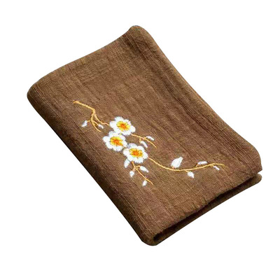 景器棉麻小茶巾中式禅意茶事用品