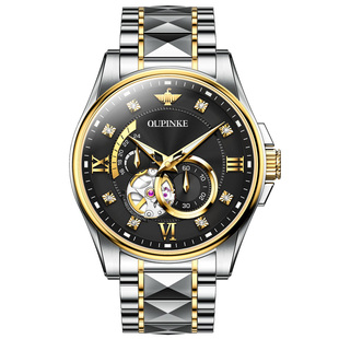 瑞士认证正品牌专卖店新款镂空男表进口机芯机械表高档男士表十大