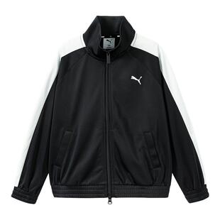 PUMA彪马儿童套装新款中大童针织便服外套T7长裤潮流运动风两件套