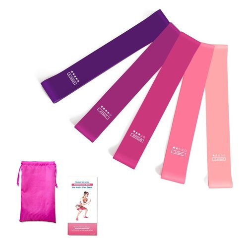 弹力带健身阻力带臀部臀圈瑜伽乳胶拉伸拉力圈弹力拉力圈带翘批发