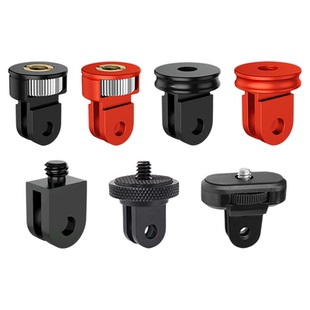 腾达飞TENGDAFEI1/4转接云台Insta360铝合金底座适用GoPro13运动相机两卡转接头金属大疆运动相机底座