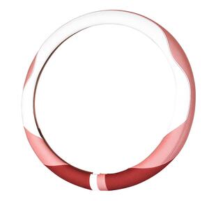 莫兰迪汽车方向盘套女可爱四季通用款d型防滑吸汗翻毛皮把套卡通