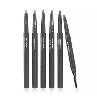 包邮韩国The Face Shop/菲诗小铺立体双头自动眉笔防水防汗带眉刷