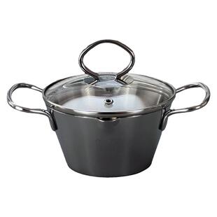 Chockmen迷你18/10不锈钢小奶锅热黄油炸花椒双耳辅食蒸蛋热油锅