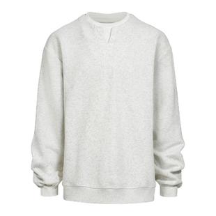 YORAINBOW 春季亨利领假两件套头卫衣慵懒风松弛百搭男女卫衣情侣