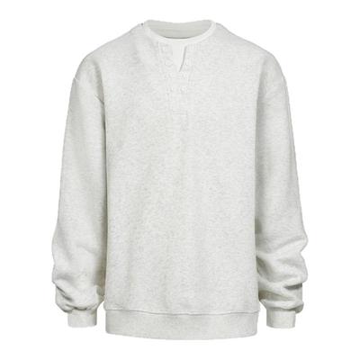 YORAINBOW 春季亨利领假两件套头卫衣慵懒风松弛百搭男女卫衣情侣