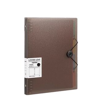 得力活页笔记本外壳日记学习读书阅读摘抄记事记录用品日程计划2022年B5小A5高颜值线圈单词纸2023年新款本子