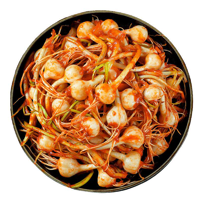 东北特产延边韩式泡菜小菜下饭咸菜小根蒜腌制野蒜 小葱泡菜400g