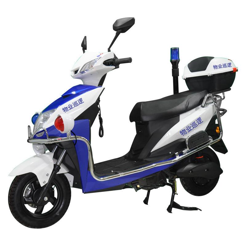 巡逻电动车保安两轮电摩踏板车