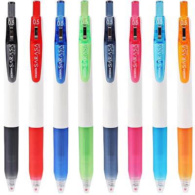 自营斑马牌中性笔出墨顺畅