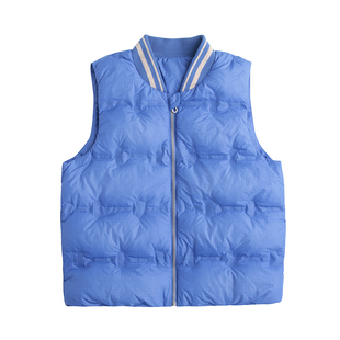 灵机一动儿童羽绒马甲中大童轻薄羽绒内胆马夹男女童保暖校服背心