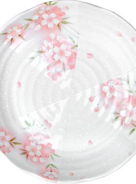 美浓烧进口樱花日式风陶瓷餐具