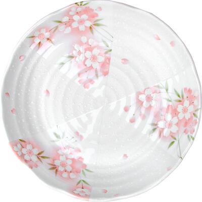 美浓烧进口樱花日式风陶瓷餐具