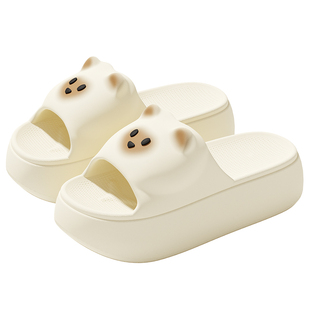 厚底拖鞋女款可爱外穿踩屎感2025新款室内家居静音防滑凉拖鞋女士