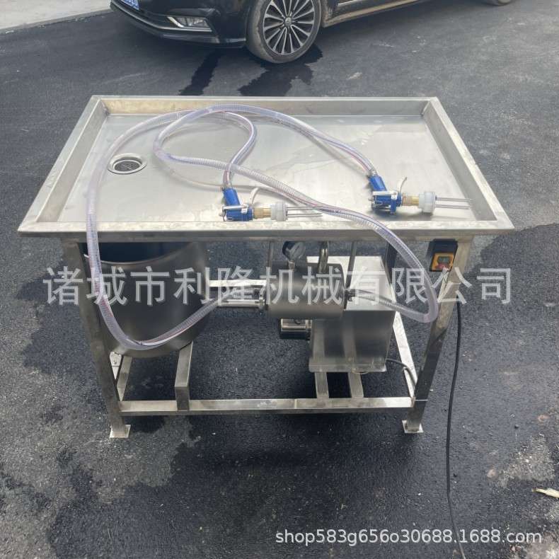 实验室用小型盐水注射机 手动注射8针盐水机 牛肉注射盐水设备