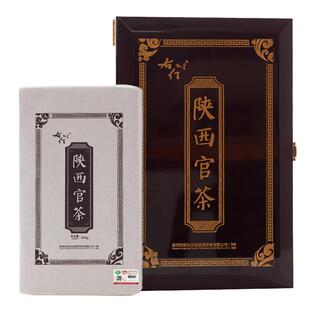泾阳茯茶旗舰店陕西官茶礼盒900g金花黑茶手筑藏茶茯砖茶陕西特产