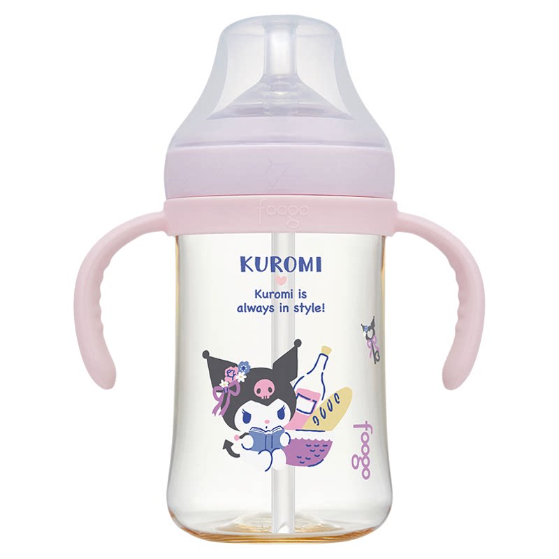 膳魔师foogo儿童PPSU学饮杯牛奶杯6个月防胀气儿童宝宝水杯