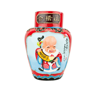 绍兴会稽山黄酒十年陈寿星花雕酒1L单坛2斤福禄寿礼包装随机发货