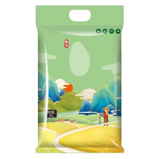 真空大米包装袋10斤定制手提米袋密封塑料袋子20斤自封袋5kg加厚