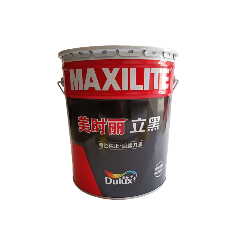 黑色乳胶漆墙面家用室内自刷中央空调出风口黑漆防霉小桶哑光涂料