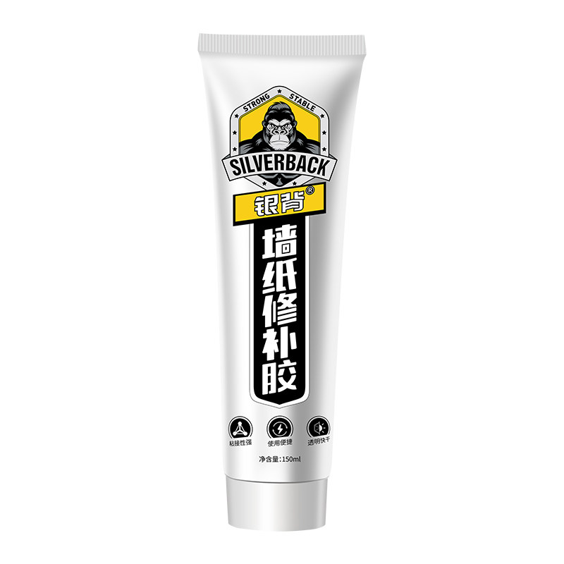 墙纸修补胶水壁纸修补胶墙布专用胶水强力自粘修复壁纸开裂翘边免调糯米胶粘壁纸开缝防水防潮家用贴墙纸胶水