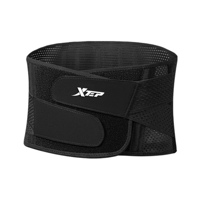 特步训练护腰带男士专用当兵军训束腰带健身运动干活久站久坐收腹