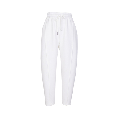 婉甸秋季度假休闲经典白空气层卫裤下装1233P10DXC