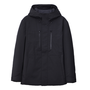 25优冬季新款男装高性能复合连帽外套防风保暖夹克羽绒服478277