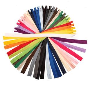 隐形拉链长款连衣裙抱枕拉锁配件裤子家用白色布边60CM短裙子自锁