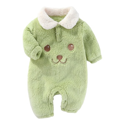 包邮婴儿连体衣宝宝保暖长袖哈衣婴儿衣服春秋冬加绒爬服新生儿