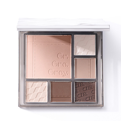 CZEL水波纹多功能眼影盘